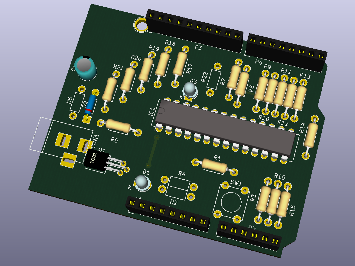 AVR Fuse Rescue Shield Schematics