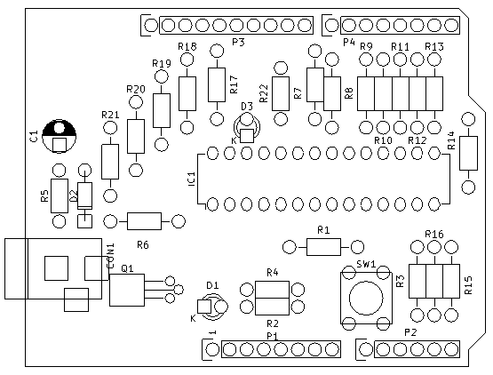 AVR Fuse Rescue Shield Schematics