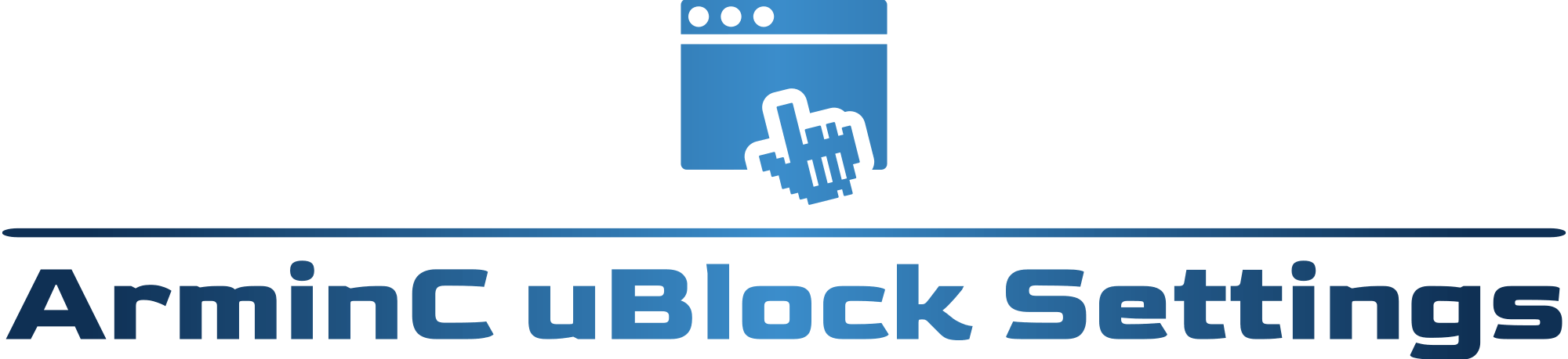 ArminC uBlock Settings