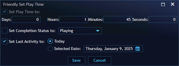 Friendly Set Play Time - Window