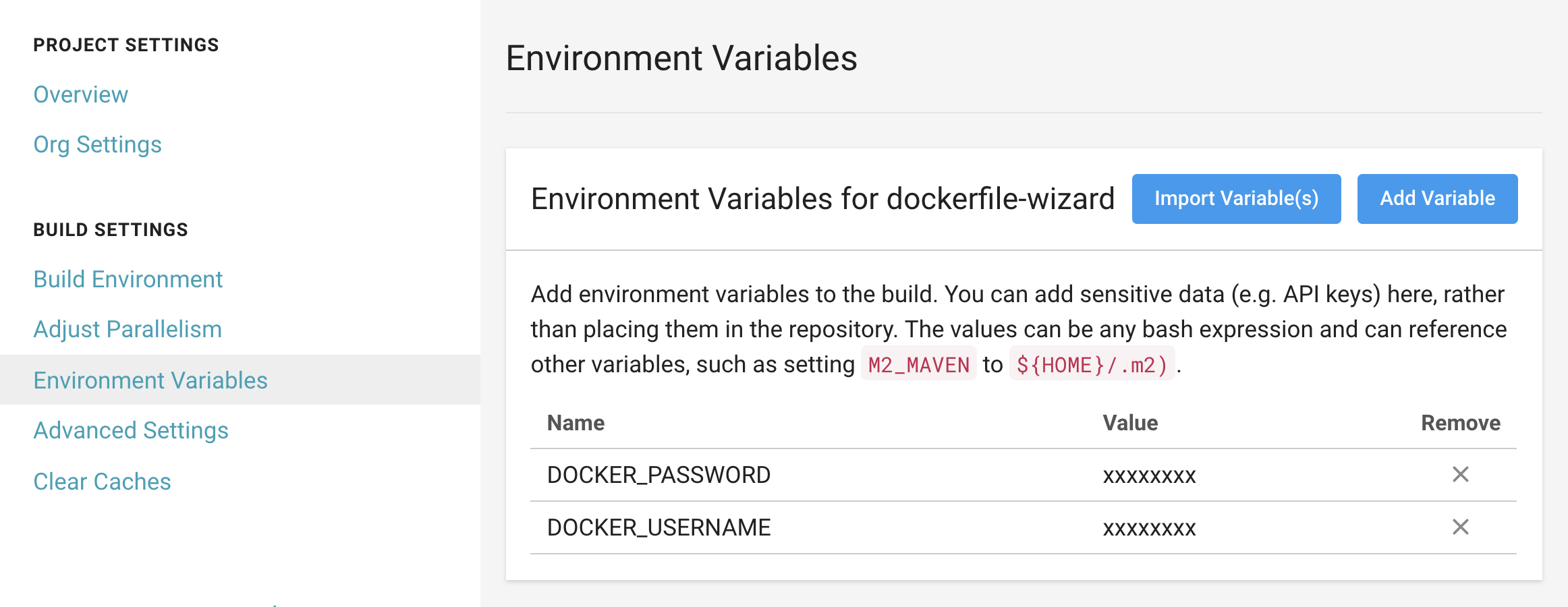 Environment Variables