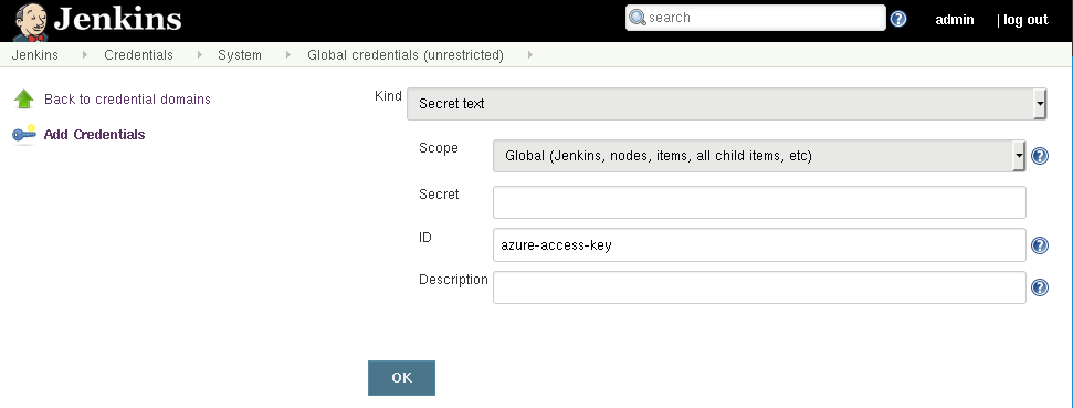 Configuring Credentials