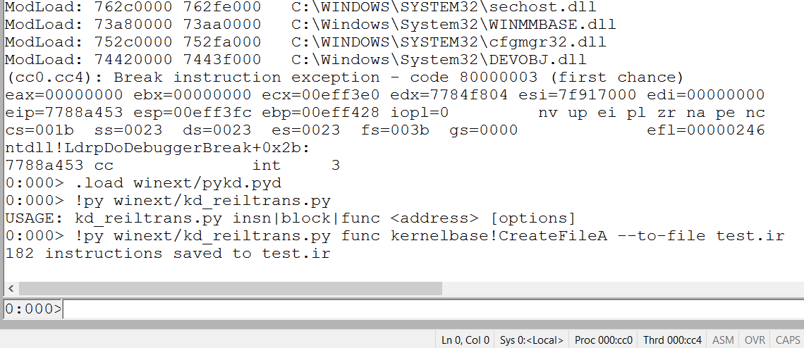 OpenREIL Python API diagram