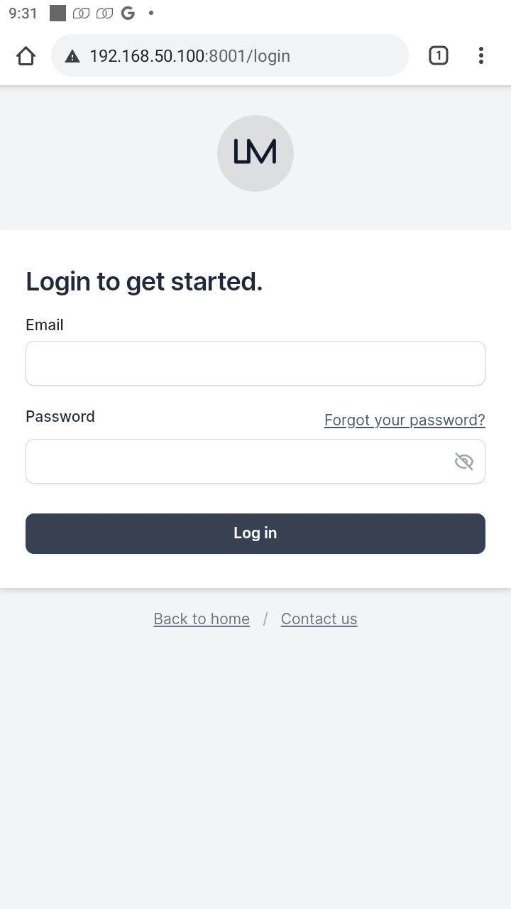 Web Login