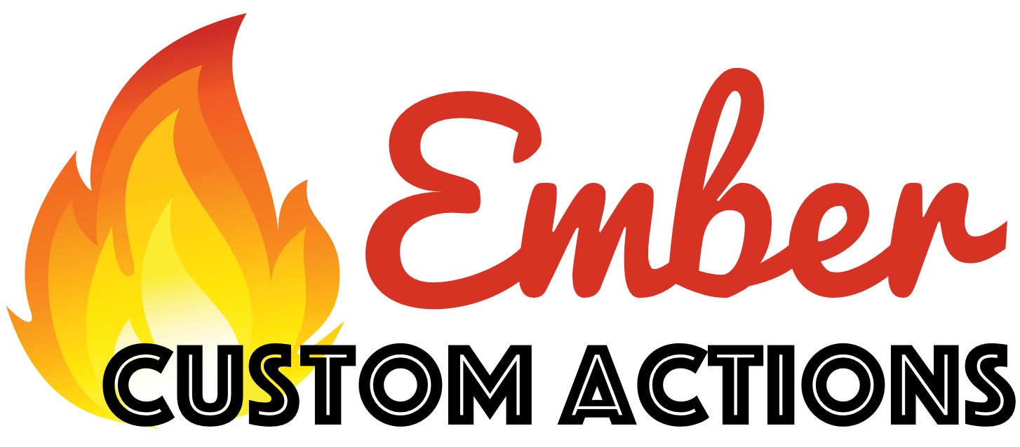 Ember Custom Actions Logo