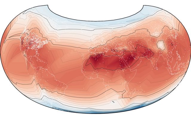 Blurry geoContours