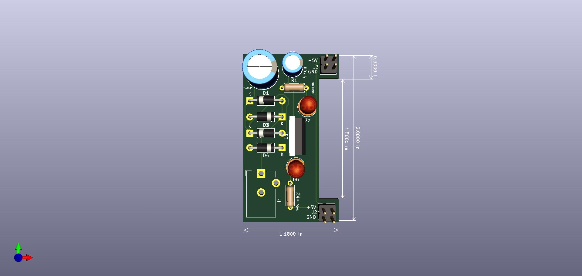 bread power supply pcb