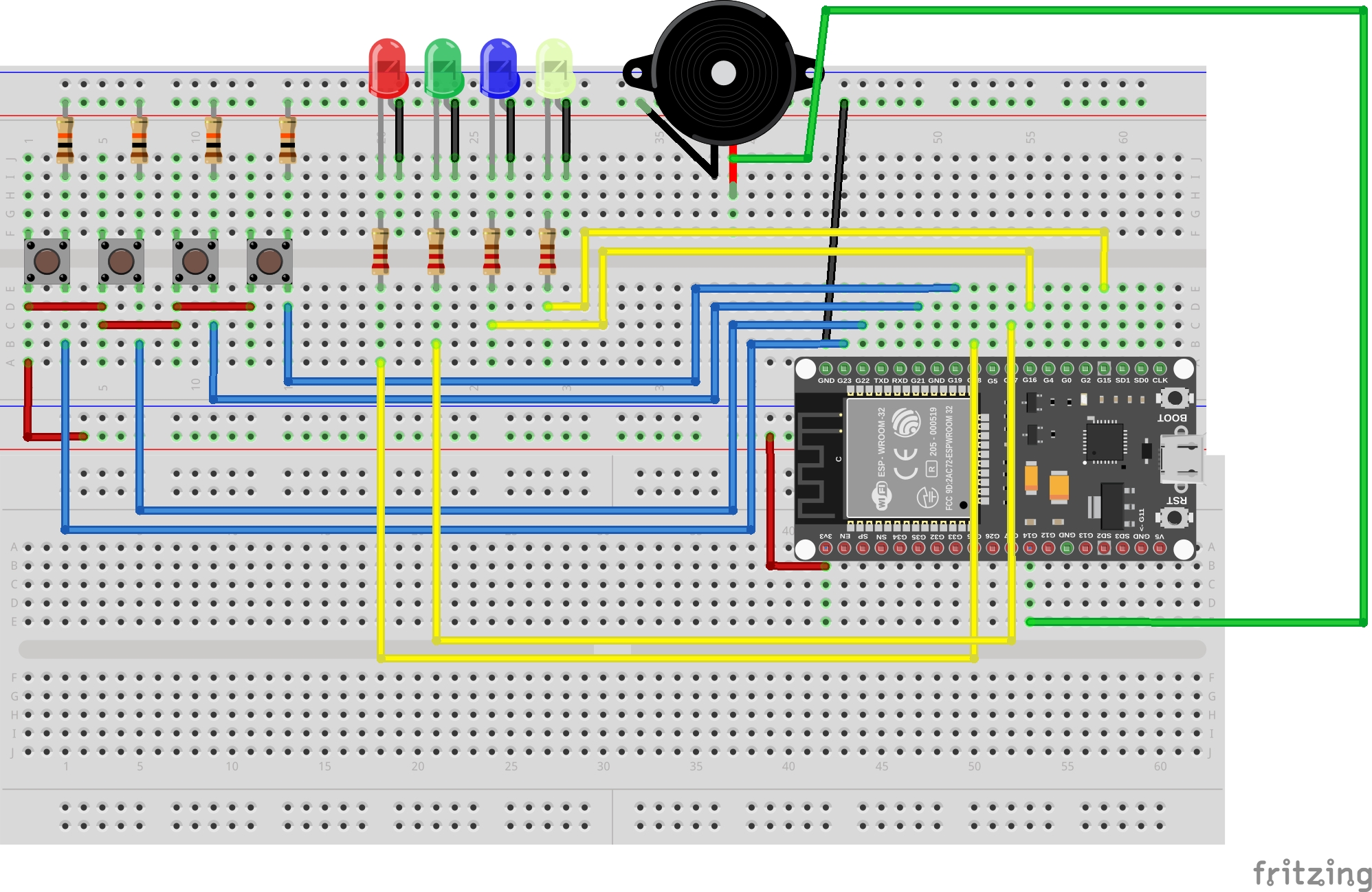 Imagem da protoboard 