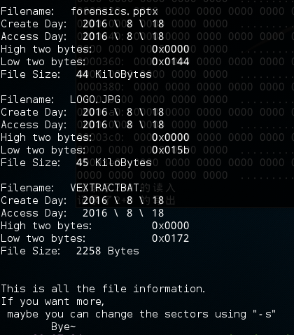 File analyzation