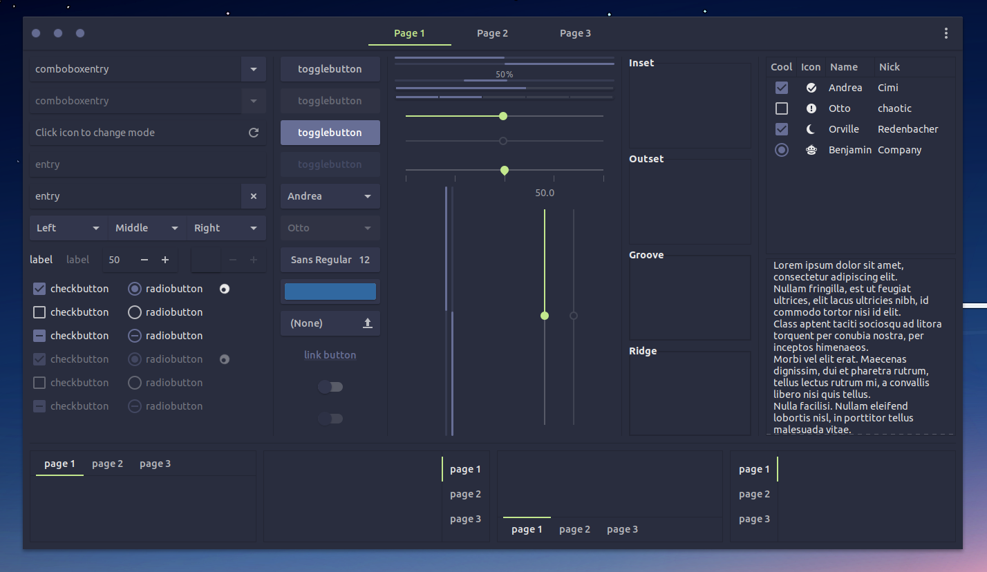 Palenight Widget Factory