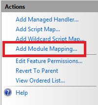 Add Module Mapping