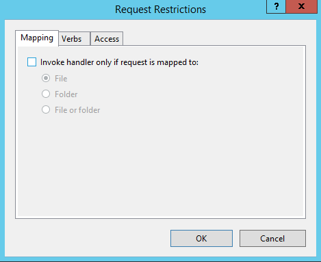 Request Restrictions