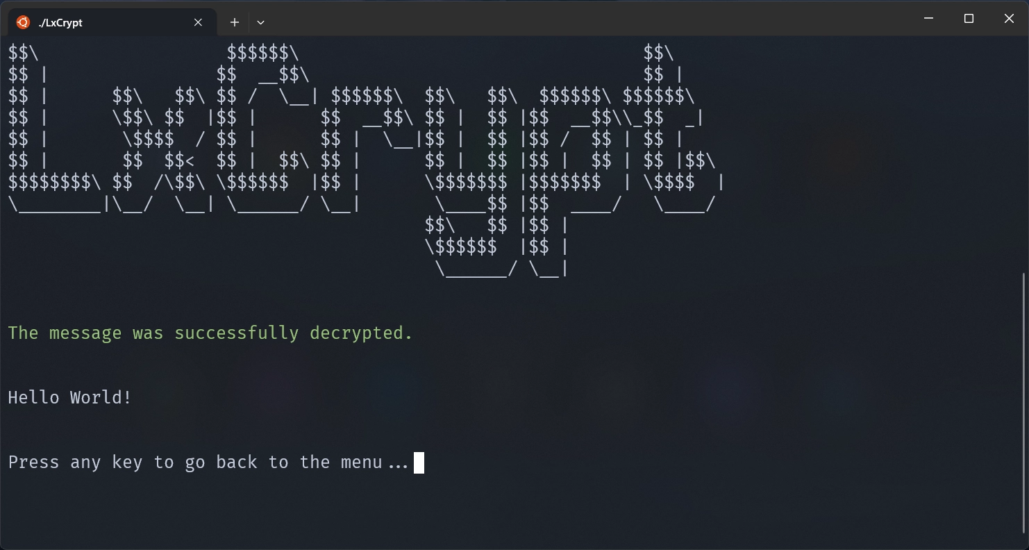 Decryption