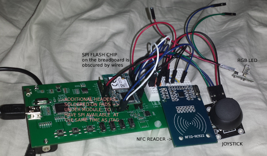 Sample EMW3162 setup