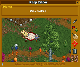 (The main window of Peep Editor)