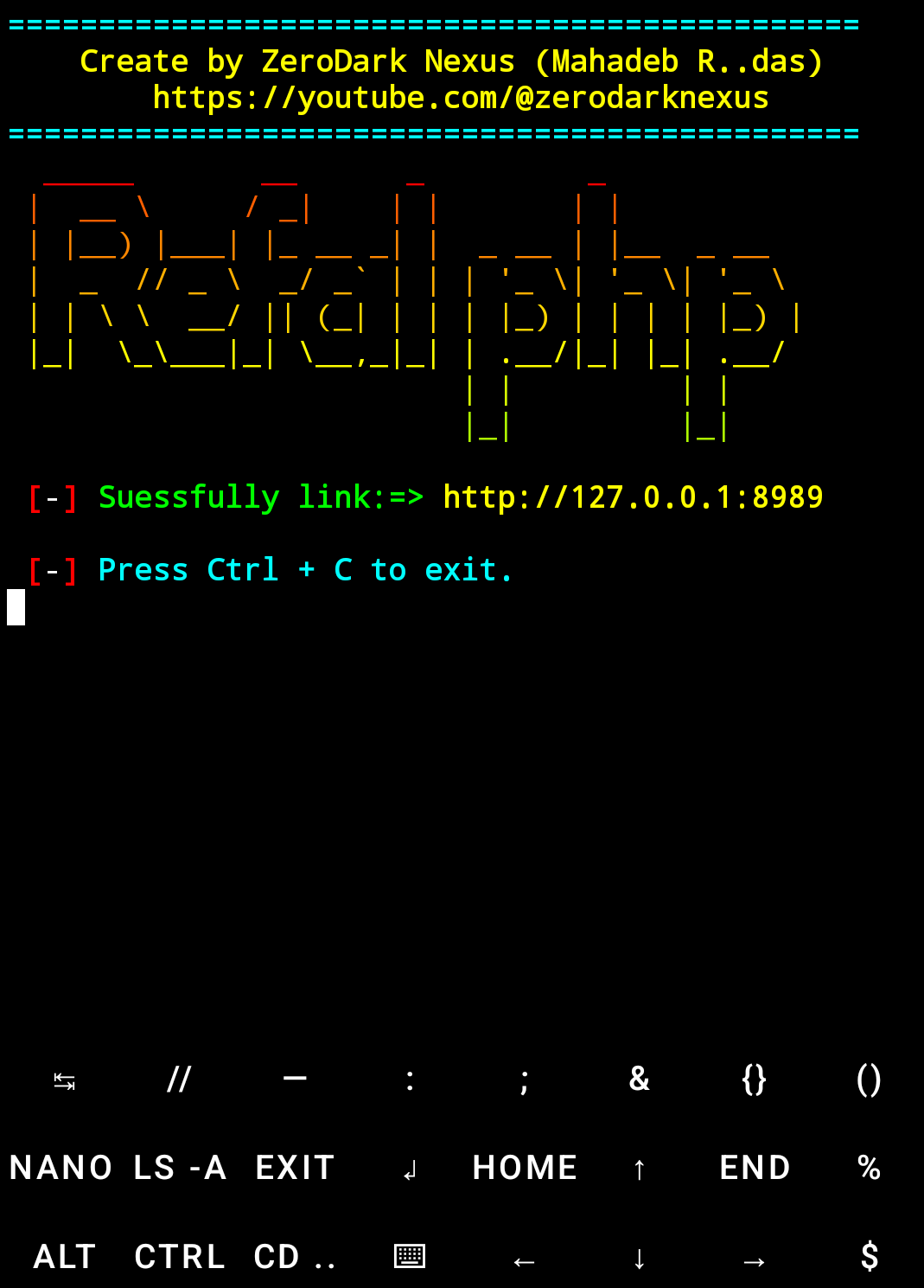 Android Kali Image