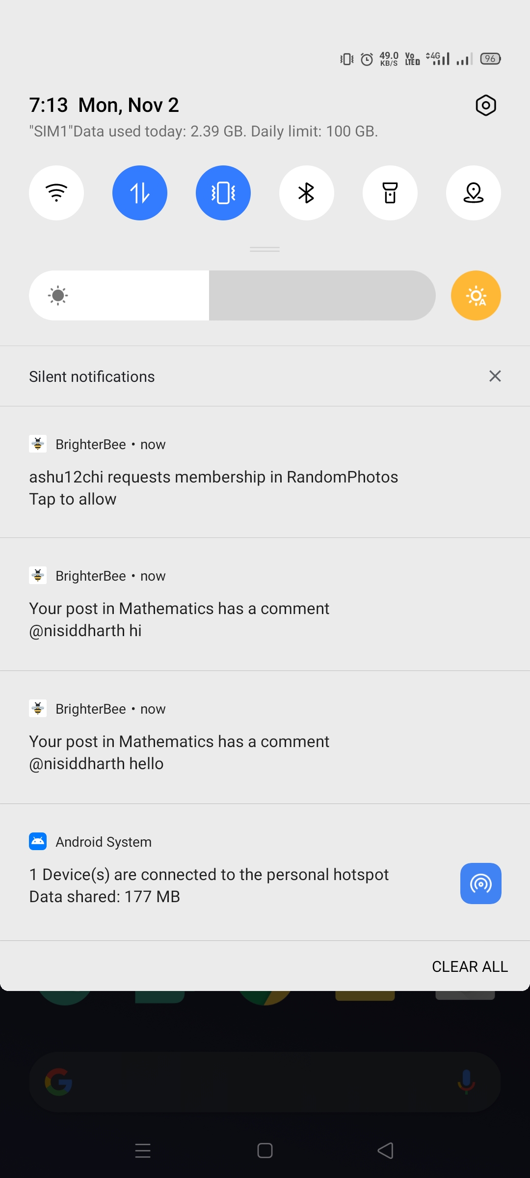 Notifications