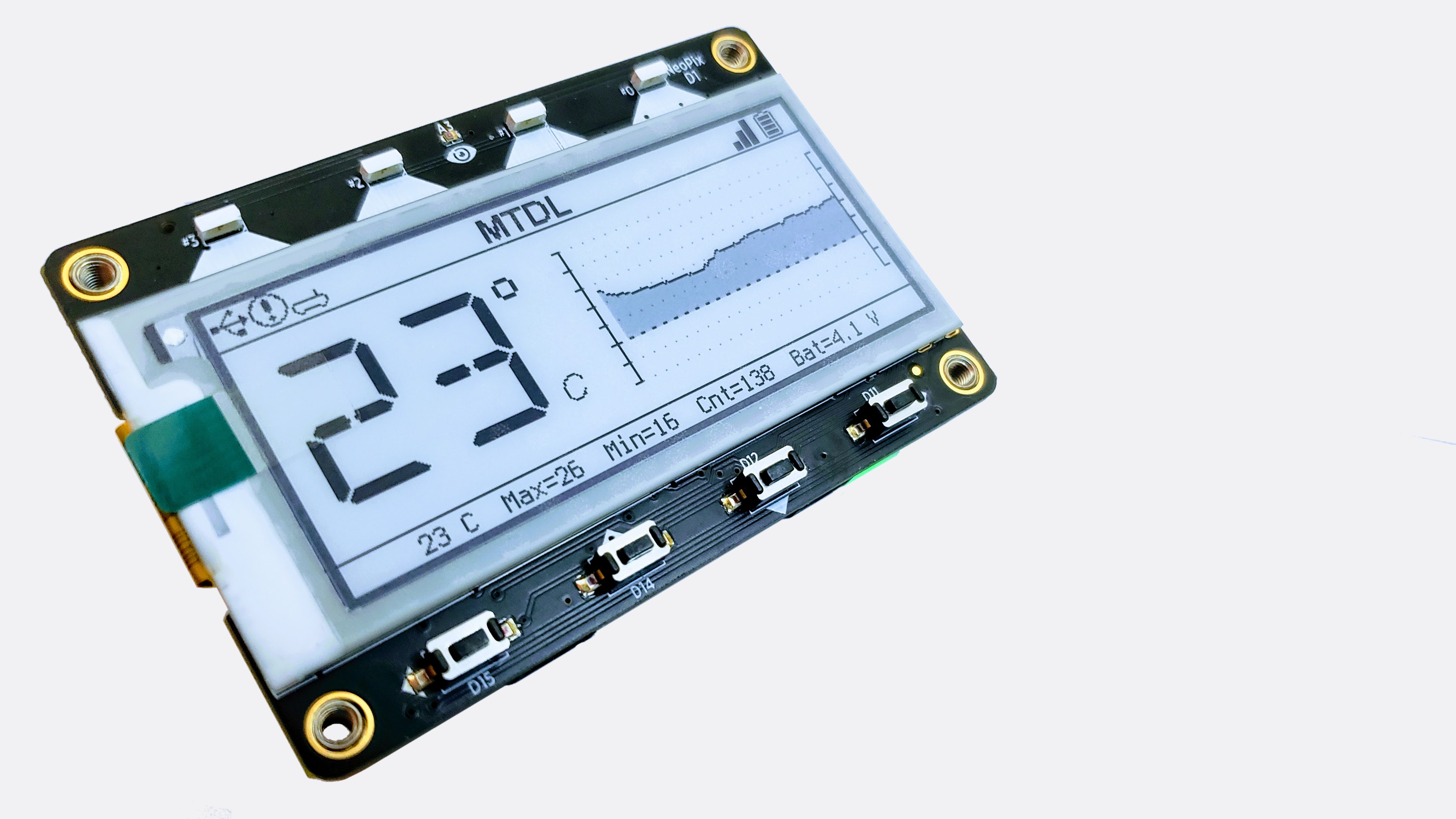 Adafruit Magtag Data Logger PCB. Image copyright (c) 05 Feb 2023 OneOfTheInfiniteMonkeys All Rights Reserved