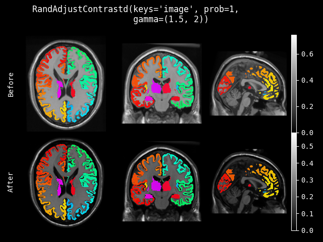 example of RandAdjustContrastd