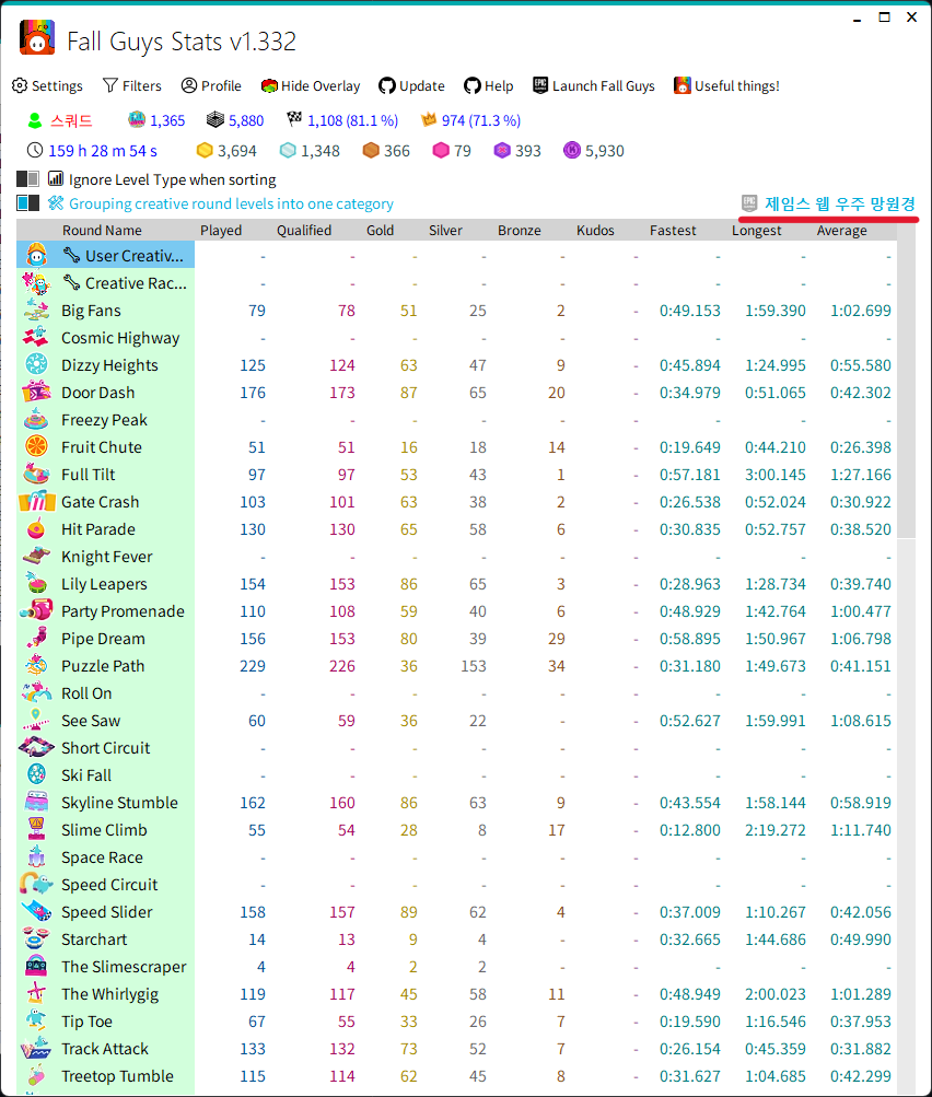 Leaderboards Menu