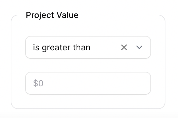 Filament Value Range Filter Greater Than Option