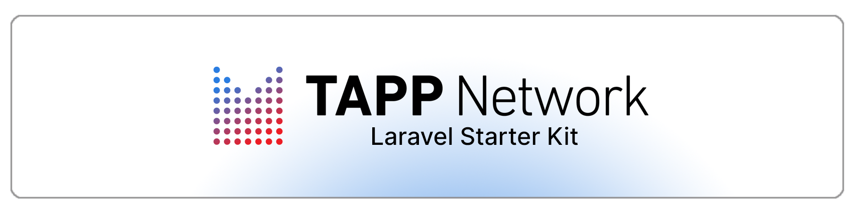 Tapp Laravel 12 Starter Kit Light Logo
