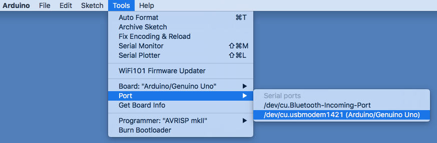 arduino port