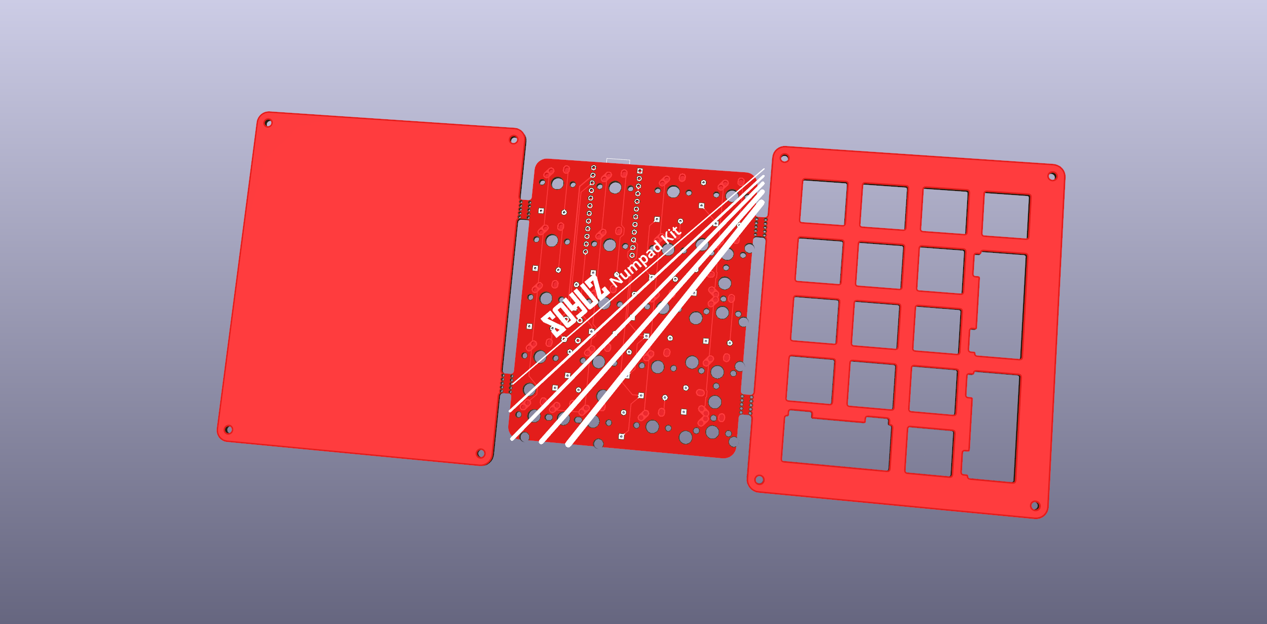 PCB render