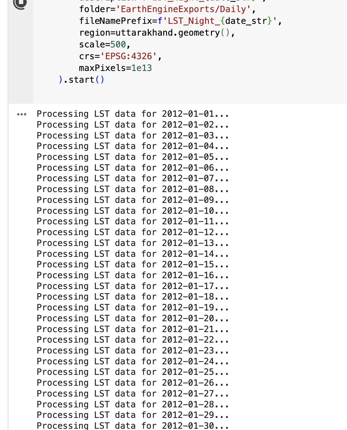 Processing Daily LST Data