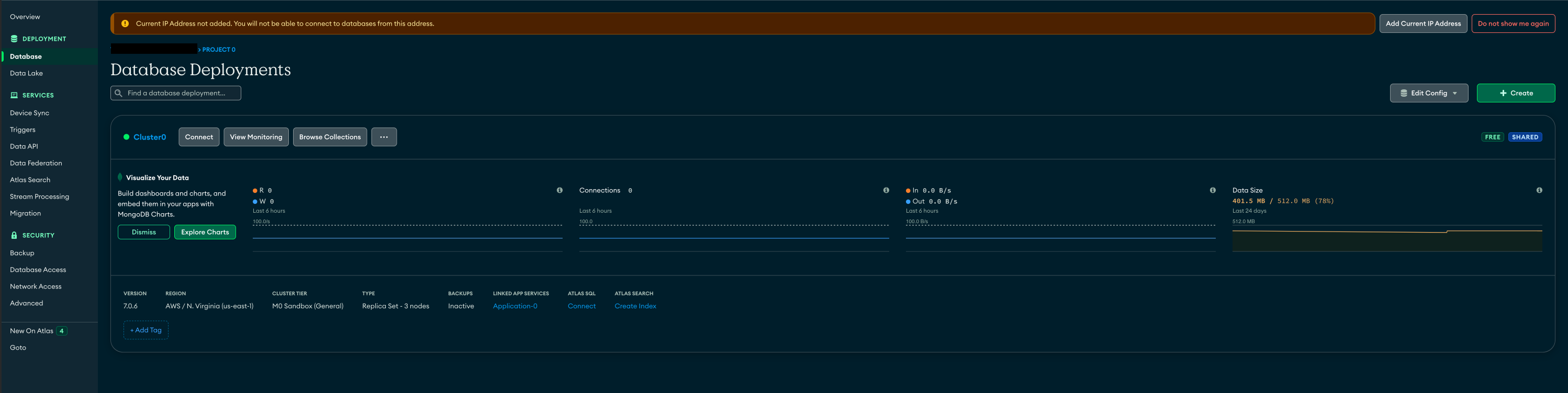 MongoDB Atlas Connect