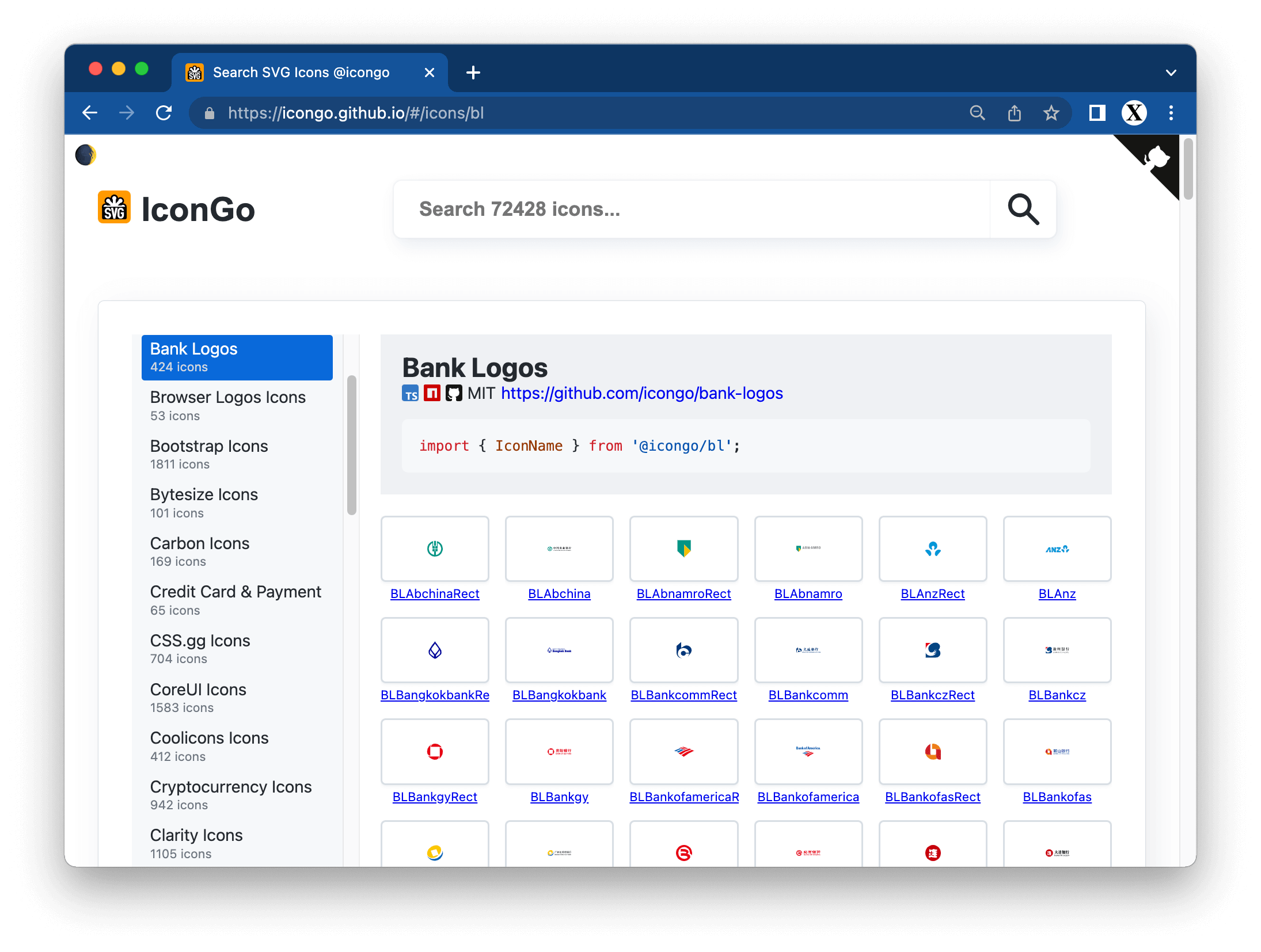 IconGo - Search SVG Icons