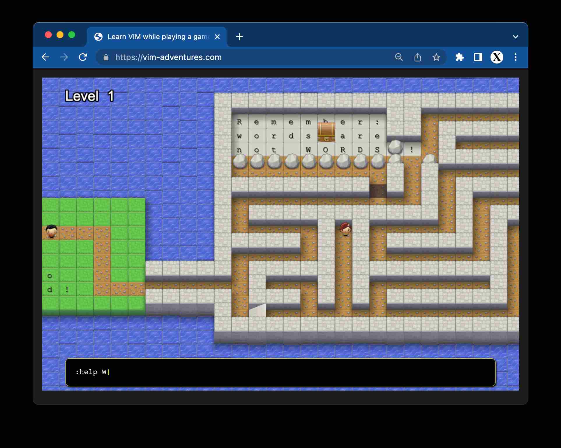 VIM Adventures - Learn VIM while playing a game