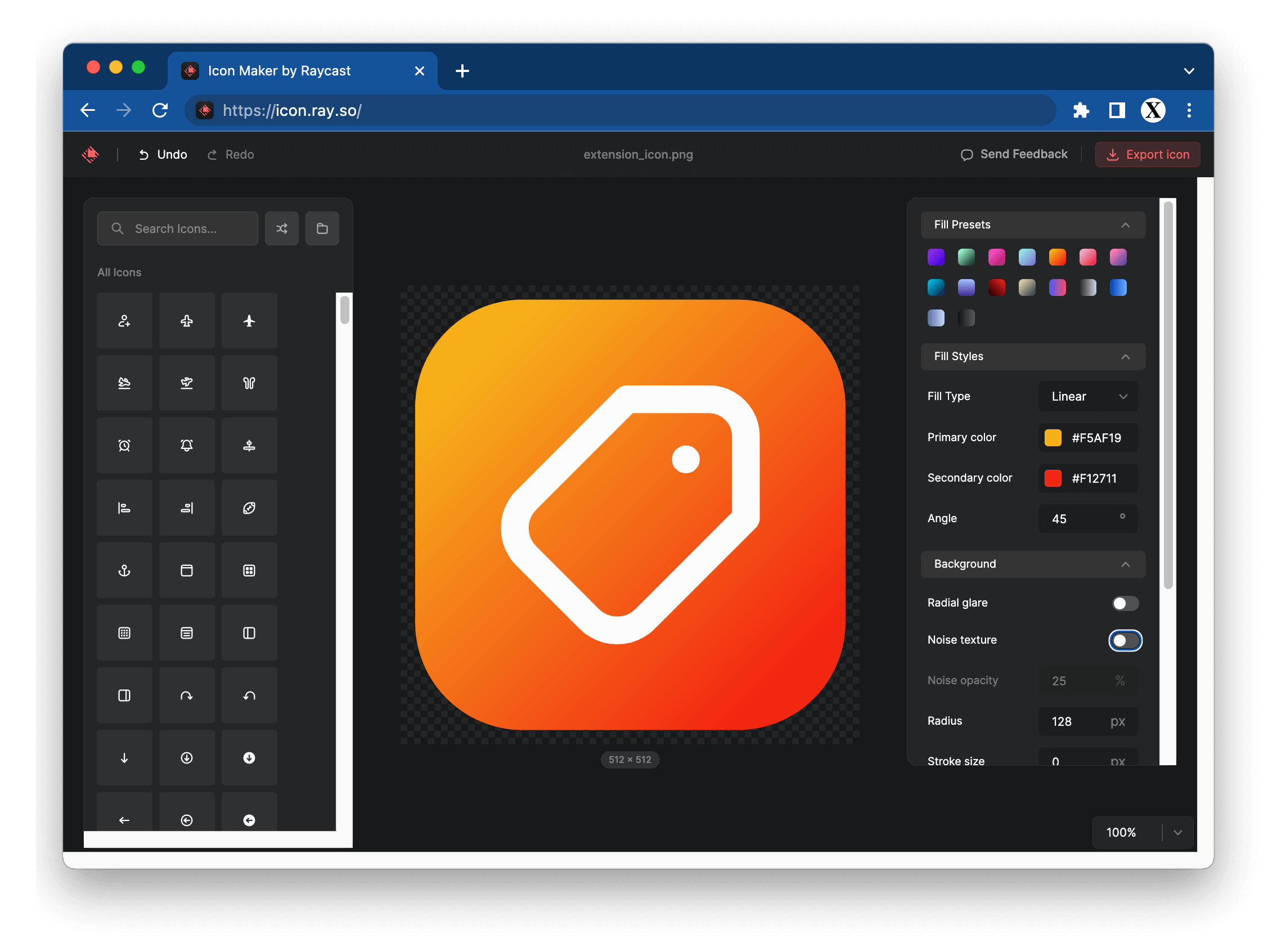 Icon Maker by Raycast