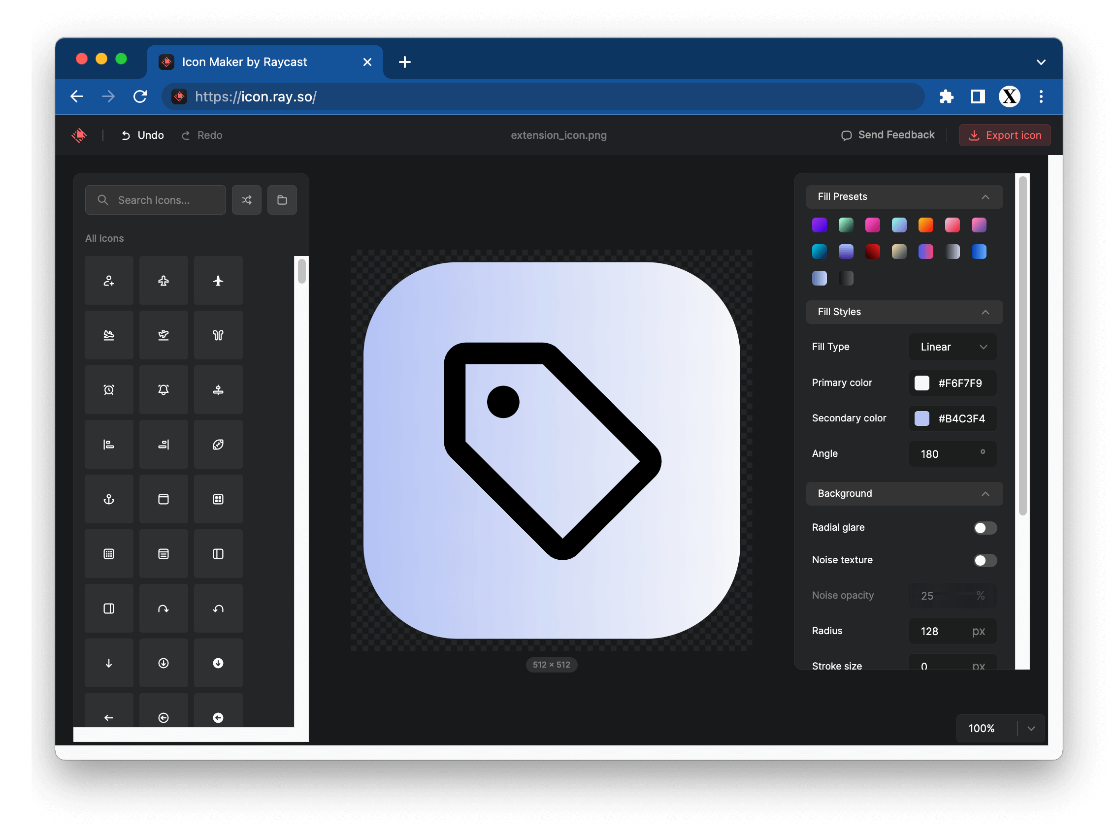 Icon Maker by Raycast