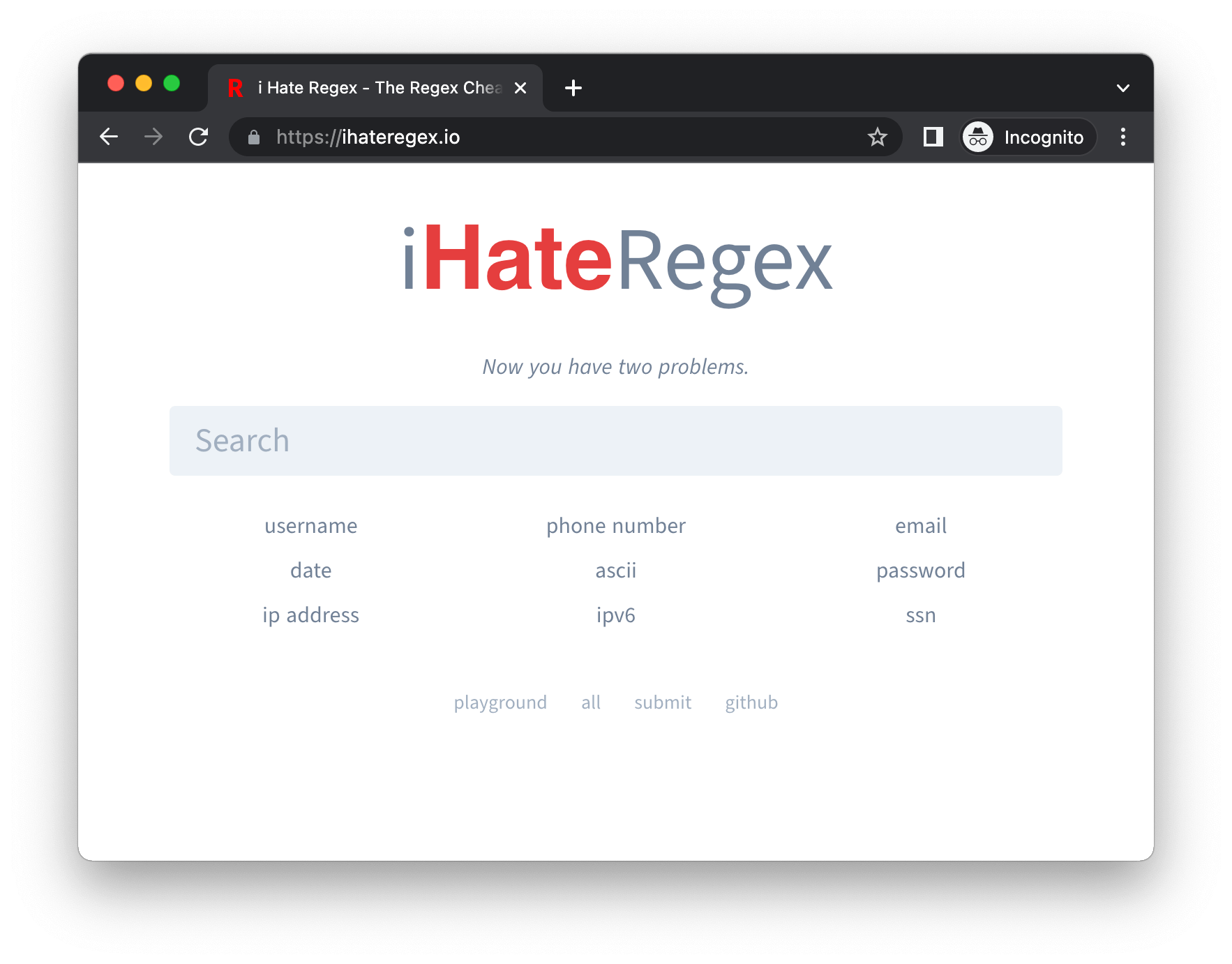 iHateRegex