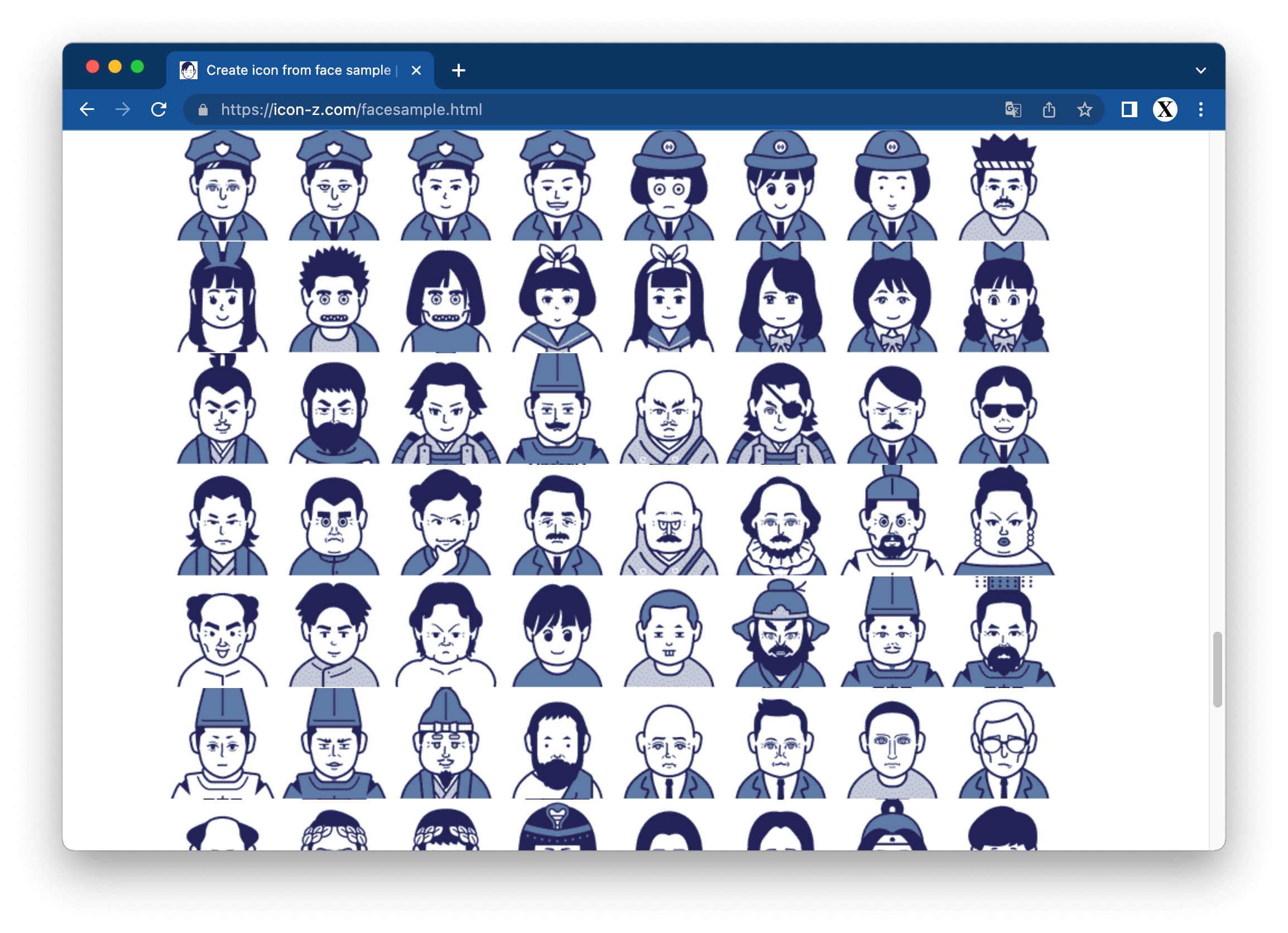 Face Icon Generator Z