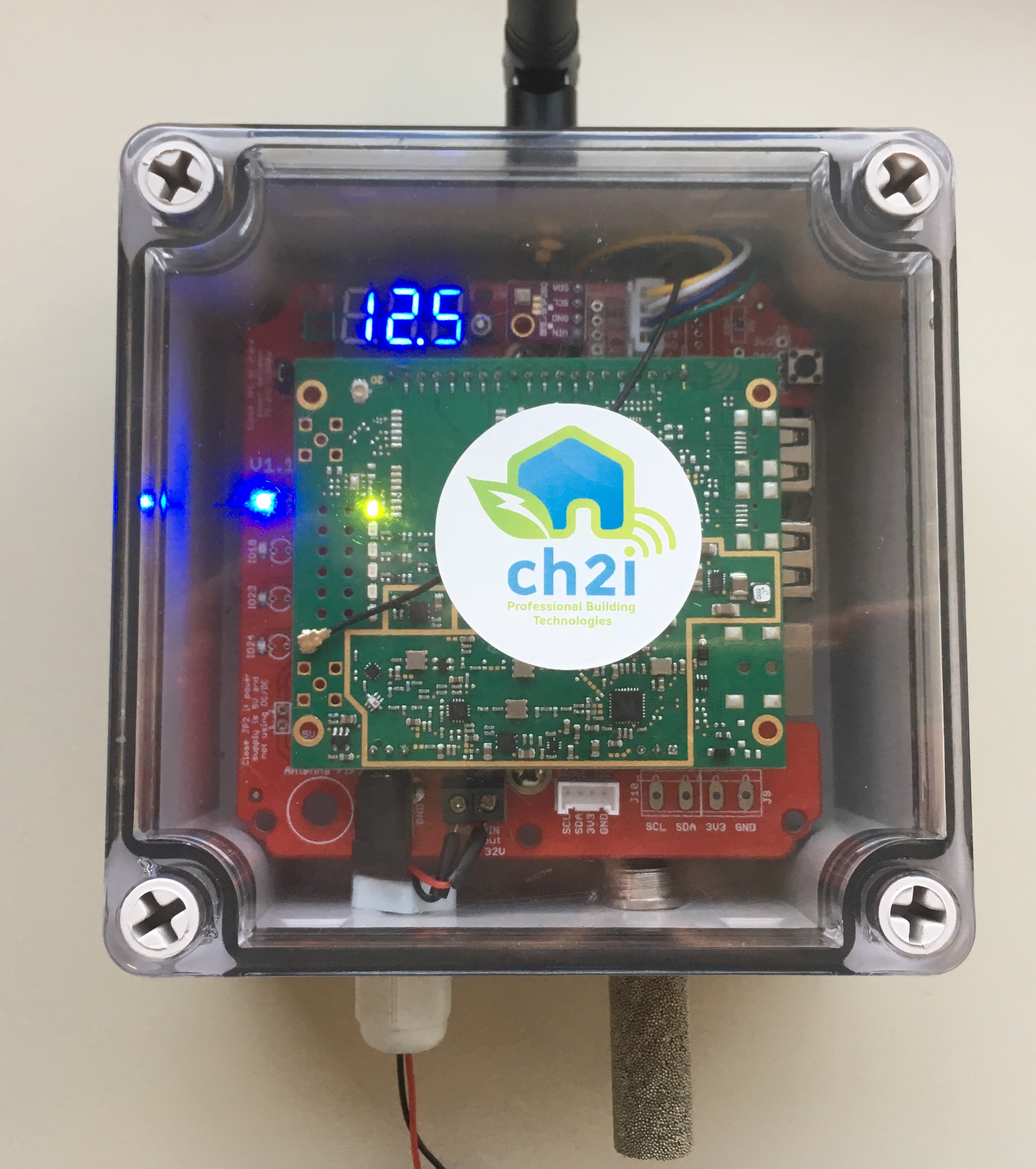 Fully assembled and in nice enclosure with sensors