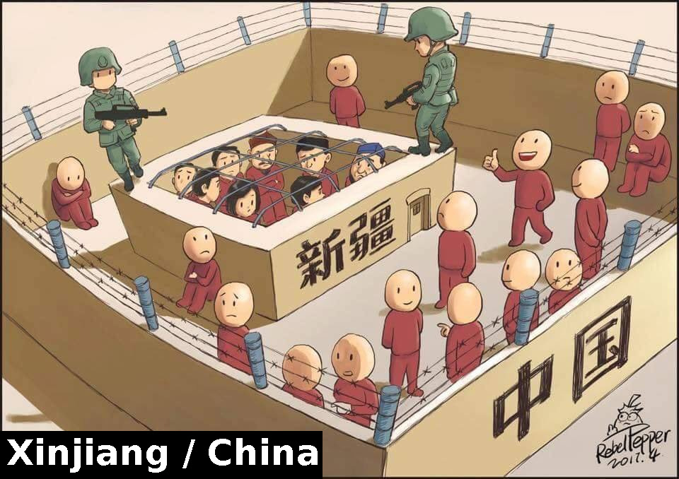 Xinjiang camp in camp