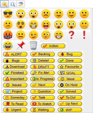 WYSIWYG smileys