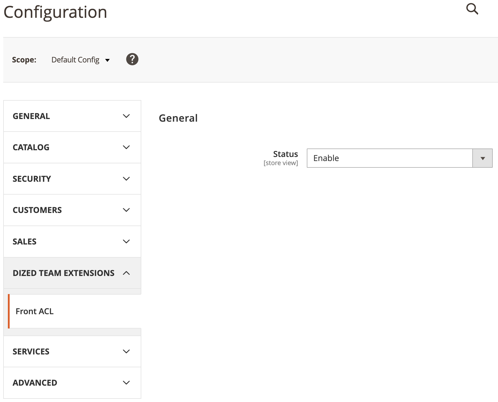 Module Configuration