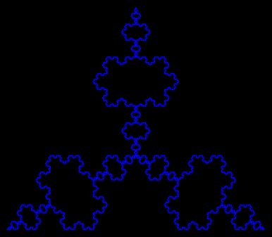 Koch anti-snowflake example