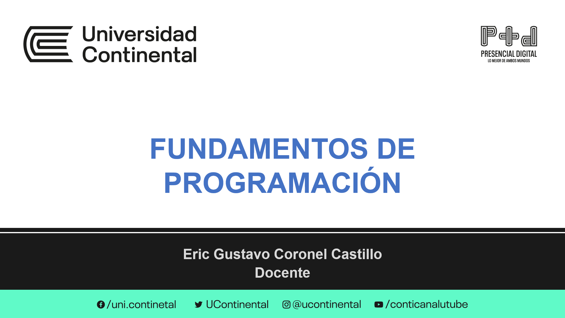 FUNDAMENTOS DE PROGRAMACIÓN