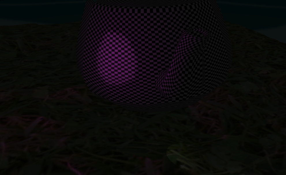 Screenshot of point and spot lights