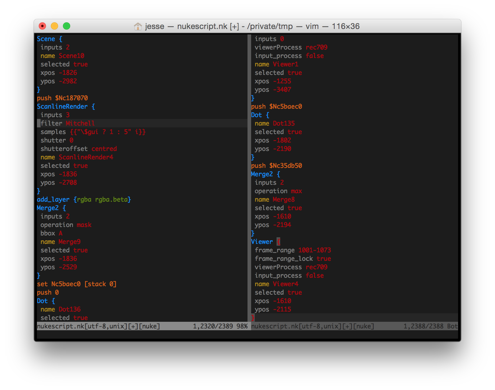 Screenshot 1 of nuke.vim