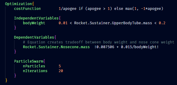 Optimization Dict