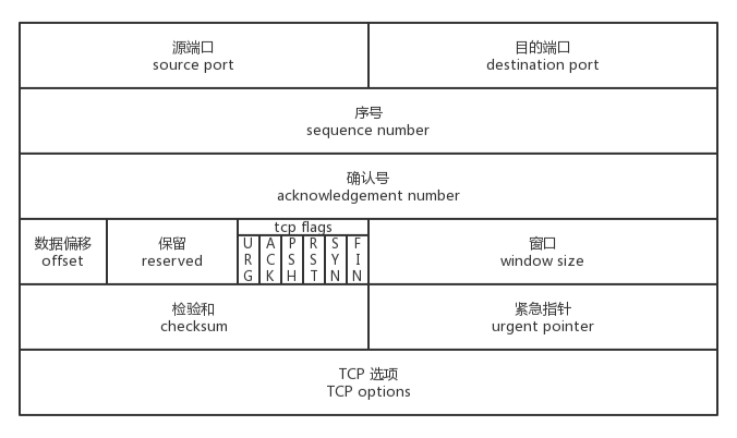 TCP header