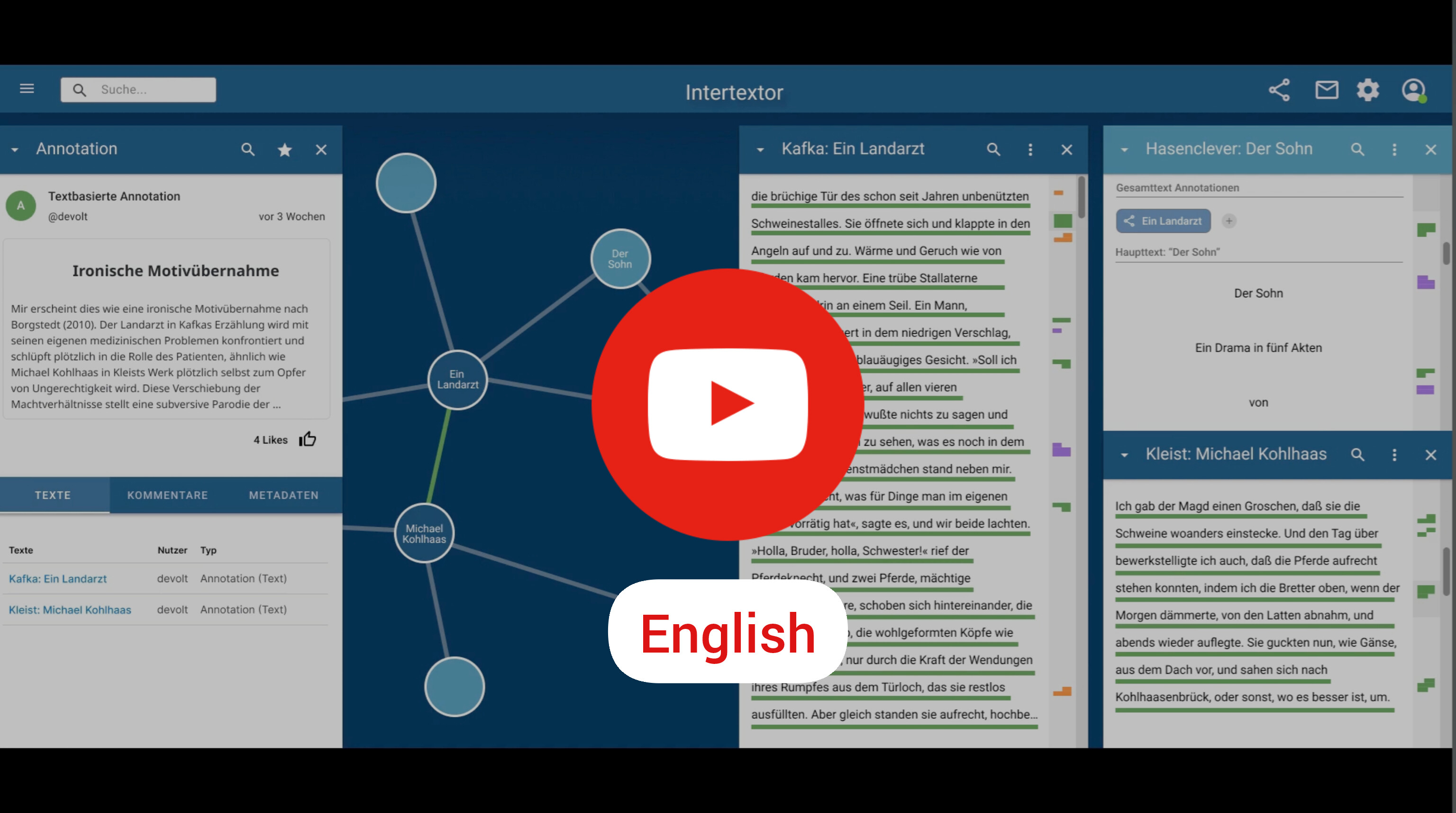 YouTube demo english