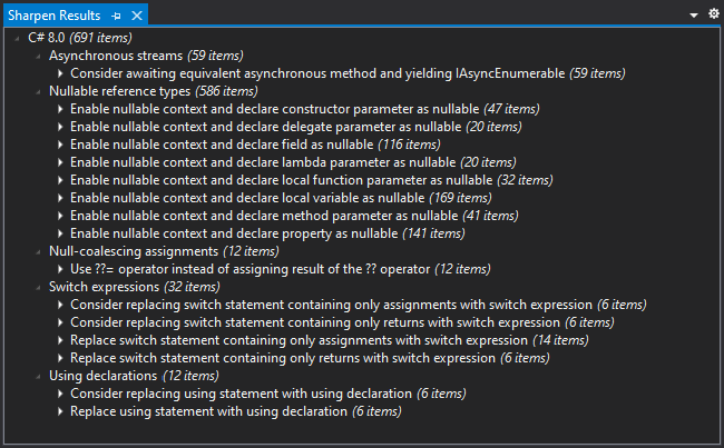 C# 8.0 recommendations and considerations