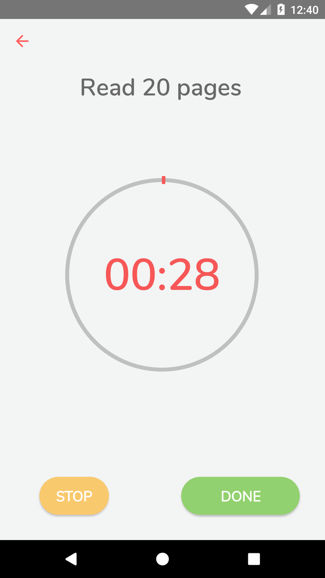 Timer Running