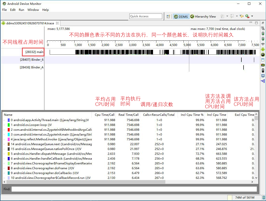 android studio tracing